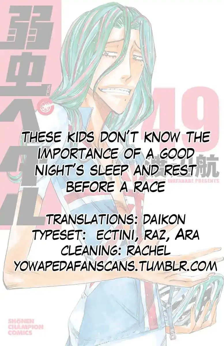 Yowamushi Pedal Chapter 421 19